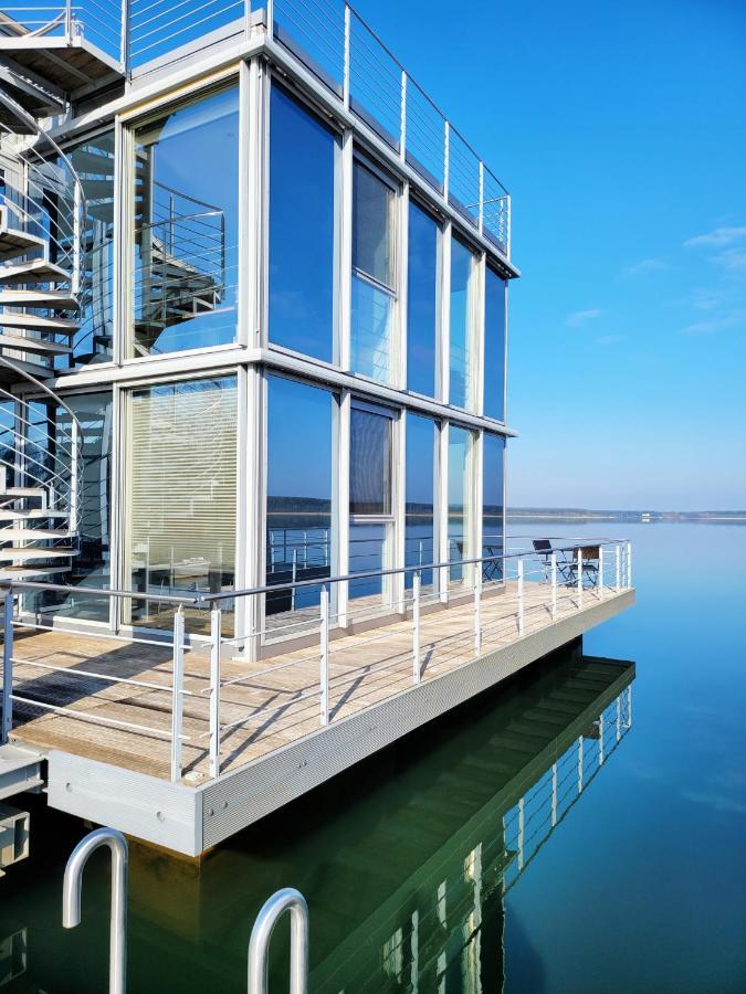 Schwimmende Ferienwohnung Sundowner Elsterheide Kültér fotó